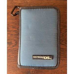 Nintendo DS Zipper Binder Style Carrying‎ Case Blue